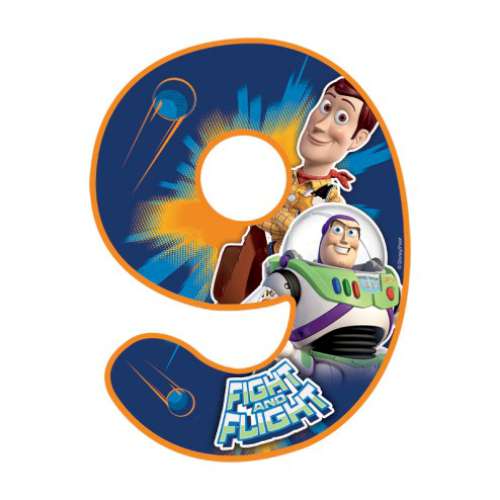 Toy Story Number 9 Edible Icing Image - Click Image to Close